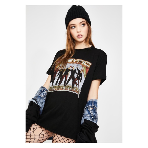 Tops - Distressed *NSYNC Band Tee